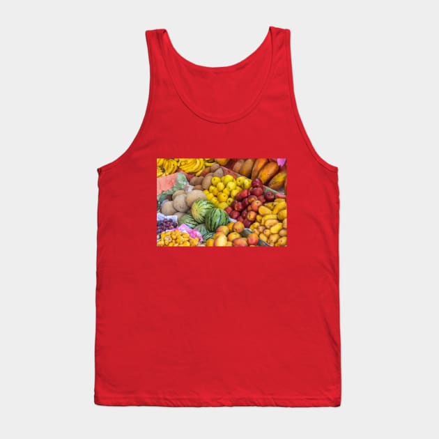 Mexico. San Miguel de Allende. Local Market. Fruits & Vegetables. Tank Top by vadim19